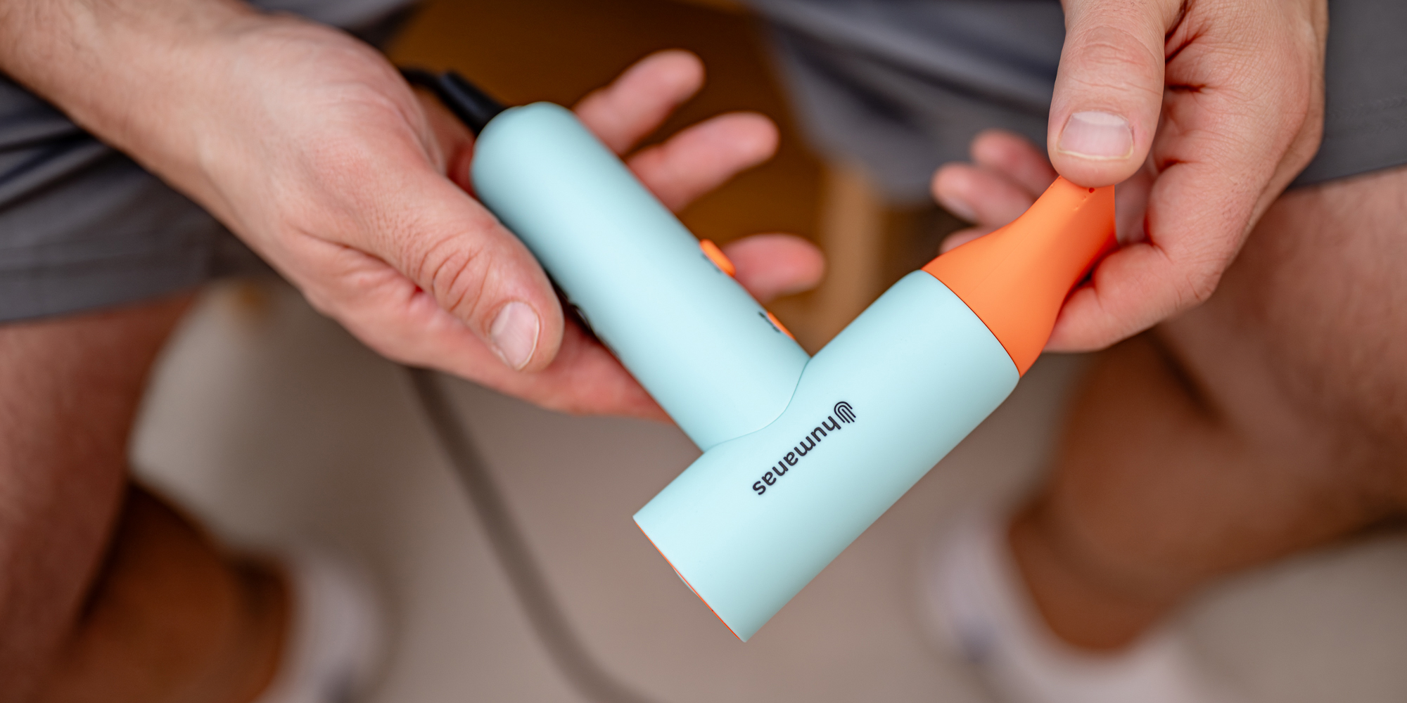 Suszarka do włosów z funkcją jonizowania Humanas AirTouch HD-AT03 mini - miętowa